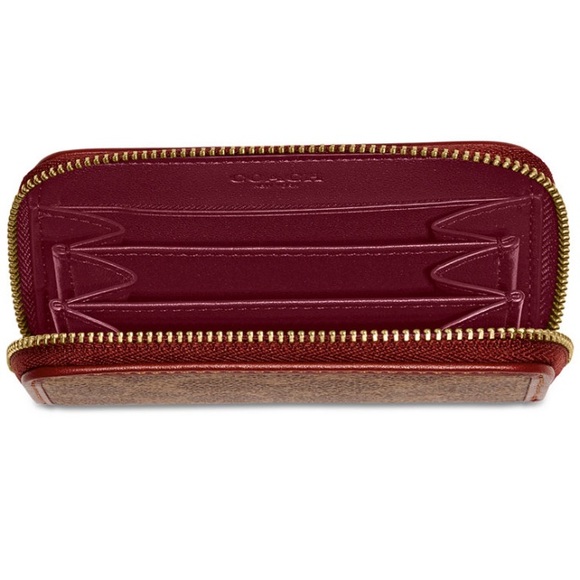 coach signature coated canvas polly crossbody and matching card wallet EUC $300 - Picture 3 of 13